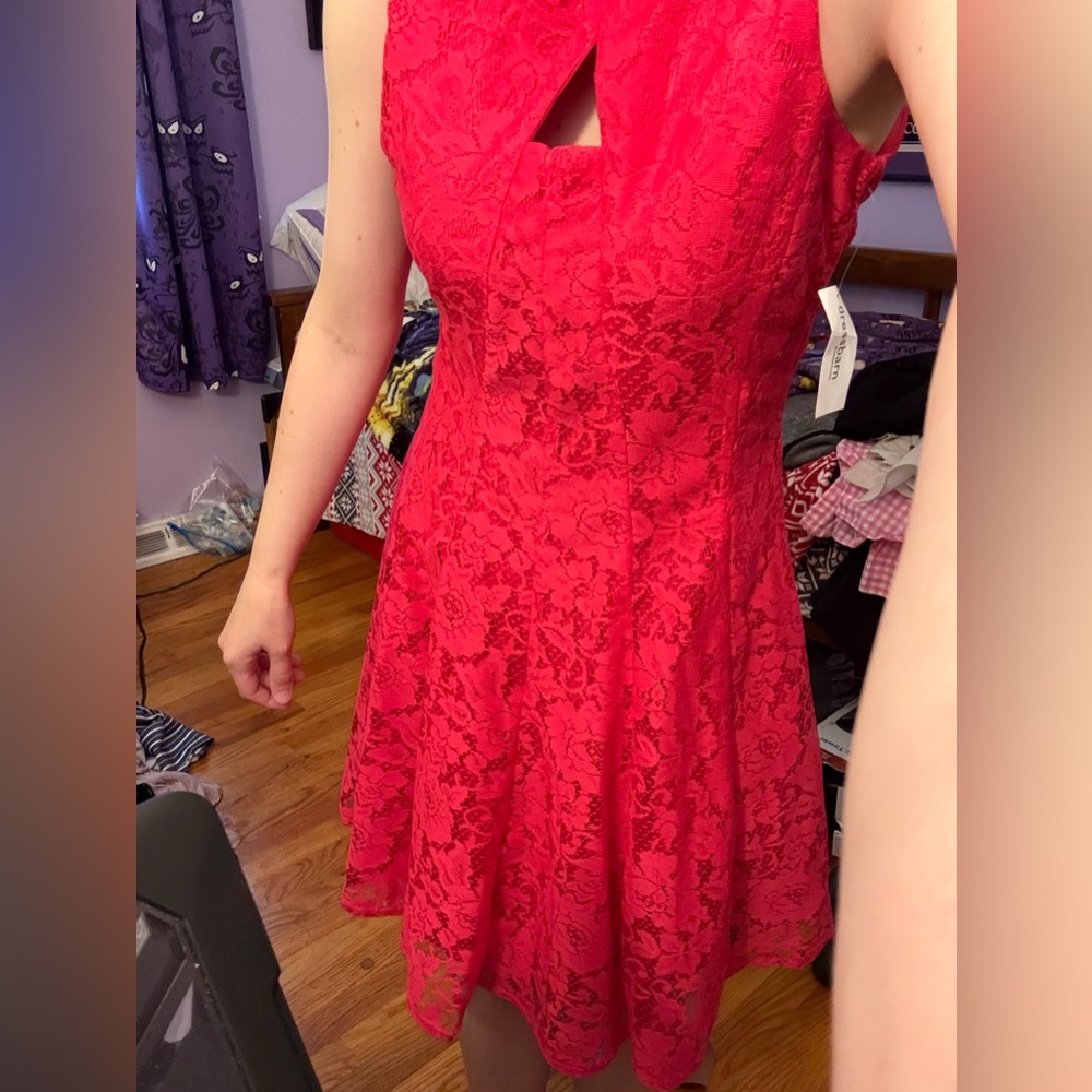 Dressbarn Pink Lace XS dress New with tags